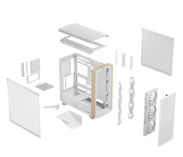 Fractal Design Summit Chalk White TG Clear Tint - 1588929 - zdjęcie 11